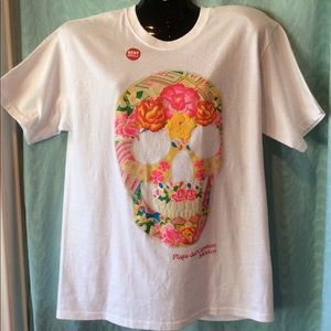 Psychedelic Funky Skull 3D Print Playa Del Carmen